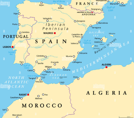 World Map:8j7jkhfsh8o= Strait of Gibraltar