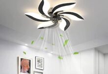 Modern Ceiling Fans with Integrated Lights