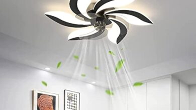 Modern Ceiling Fans with Integrated Lights