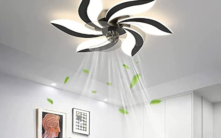 Modern Ceiling Fans with Integrated Lights