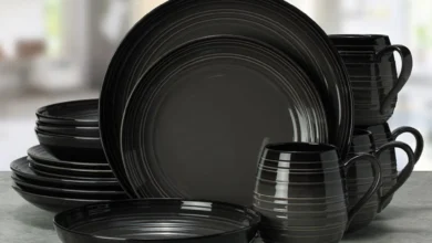 Black Dinnerware Sets