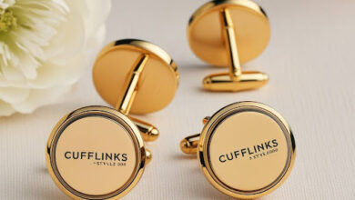 Golden Cufflinks