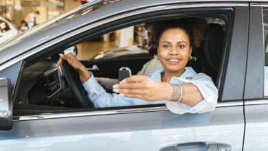 a woman buying used cars for sale in Beaudeser