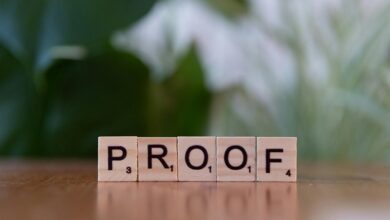 sequential digital proof identifiers listed