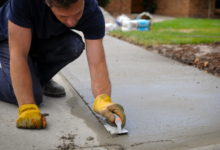 Wet Concrete Burns Slowly And The Crew Calls It Normal
